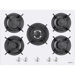 כיריים גז 70 ס"מ דגם VH75GW קריסטל Crystal לבן