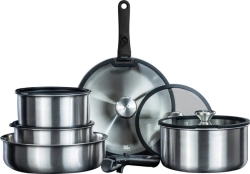 מארז כלי בישול 12 חלקים עם ידית נשלפת FLEXI PLATINUM מבית Food appeal